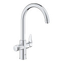 Kitchen (sink) faucet GROHE Blue Pure BauCurve starter set, 30581000