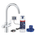 Kitchen (sink) faucet GROHE Blue Pure BauCurve starter set, 30582000