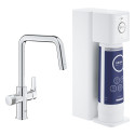 Virtuve (izlietnes) maisītājs GROHE Blue Pure Eurosmart Starter Kit ar atpakaļgaitas osmozes filtru, 30586000