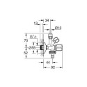 Кемпинг для клапанов GROHE 1/2"" x 3/8"" x 3/4"", 22036000