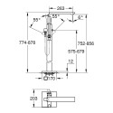 Смеситель для ванны GROHE Allure, 25222GN1