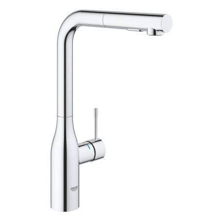 Кухонный смеситель с выдвижным шлангом GROHE Essence, 30504000