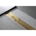 Grate for HANSGROHE RainDrain Flex shower channel, cuttable, Polished Gold Optic