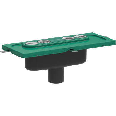 Нижняя часть душевого трапа HANSGROHE uBox Universal Base вертикальная, 01002180