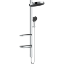 Potinkinis termostatiskais dušs 4 in 1 komplekts HANSGROHE Rainfinity Showerpipe 360 1jet, hroms