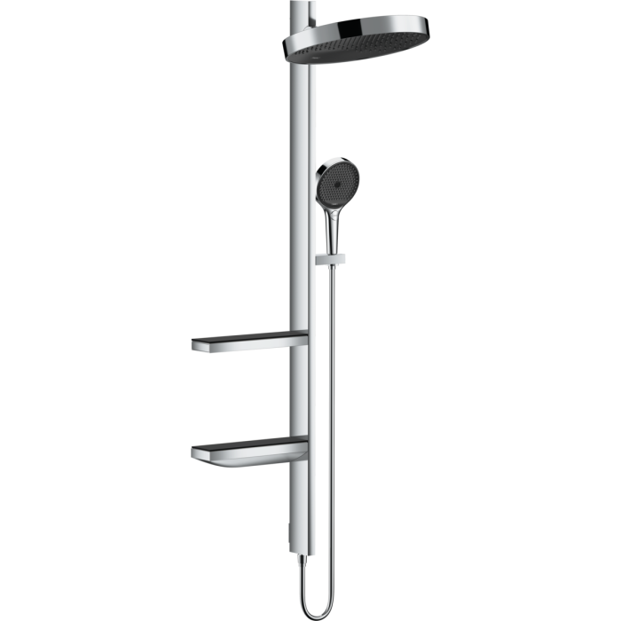Potinkinis termostatiskais dušs 4 in 1 komplekts HANSGROHE Rainfinity Showerpipe 360 1jet, hroms