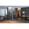 Potinkinis termostatiskais dušs 4 in 1 komplekts HANSGROHE Rainfinity Showerpipe 360 1jet, Matēta balta
