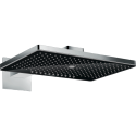 Iebūvēts termostatiskais dušas komplekts 5 in 1 HANSGROHE Rainmaker Select 460 3jet, melns/hromēts
