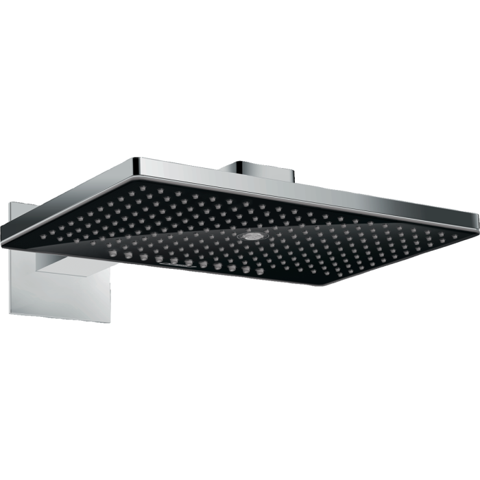 Iebūvēts termostatiskais dušas komplekts 5 in 1 HANSGROHE Rainmaker Select 460 3jet, melns/hromēts