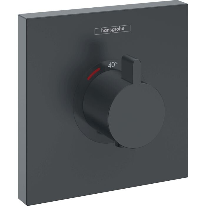 Built-in thermostatic shower 7 in 1 set HANSGROHE Pulsify S 260, 2jet, Matt Black