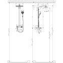 Термостатическая система дождевого душа HANSGROHE Raindance E Душевой шланг 360 1jet, 27288000