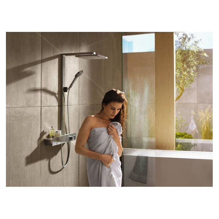 Термостатическая система дождевого душа HANSGROHE Raindance E Душевые трубы 1jet, 27363000
