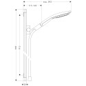 Dušas stenda komplekti HANSGROHE Raindance Select S 150 3jet 90 cm, 26626000