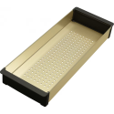 FRANKE G3 stainless steel draining container with plastic handles, gold