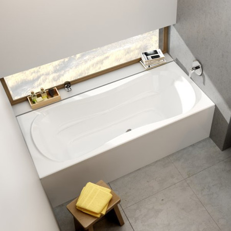 Acrylic rectangular bathtub RAVAK Campanula II