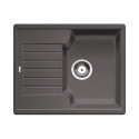 BLANCO ZIA 40 S stone composite (granite) sink, 61.5x50 cm, volcanic gray