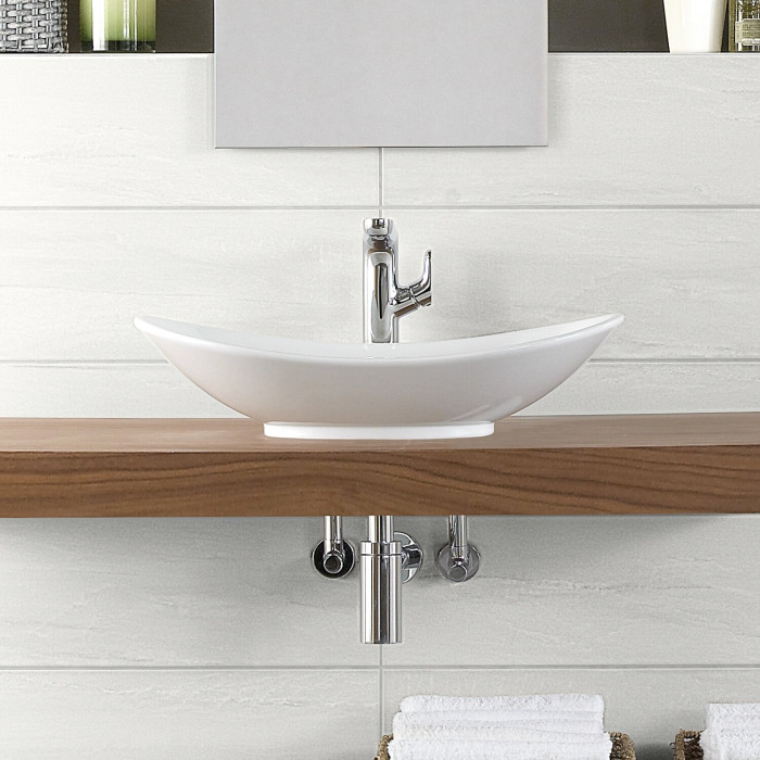 Умывальник устанавливается VILLEROY & BOCH My Nature 610 x 360 мм