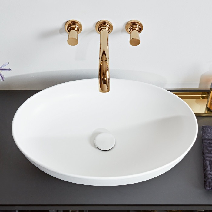 Умывальник устанавливается VILLEROY & BOCH Artis 610 x 410 мм