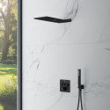 Built-in thermostatic shower set MARINER Eden B, set Matt Black