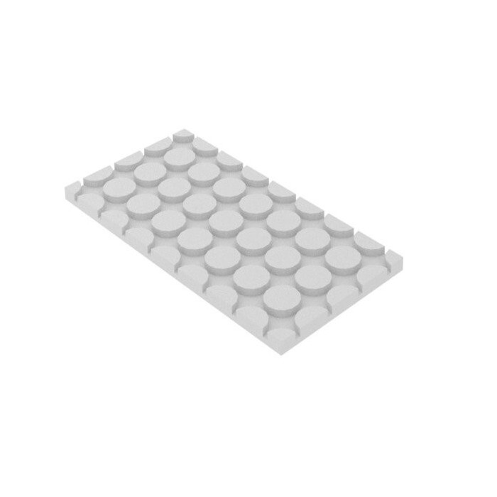 Sauss sistēmas plāksne (apļi) EPS 300 MEPAfloor 1200 x 600 x 25 mm