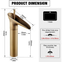 Overhead shower system with spout for bathtub OLD, AB-A175
