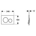 Geberit Sigma 20 Water Flush Button, 115.882.DW1