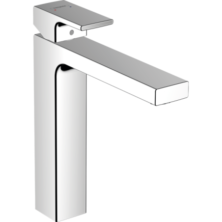 Izlietnes jaucējkrāns HANSGROHE Vernis Shape 190, hroms, 71591000