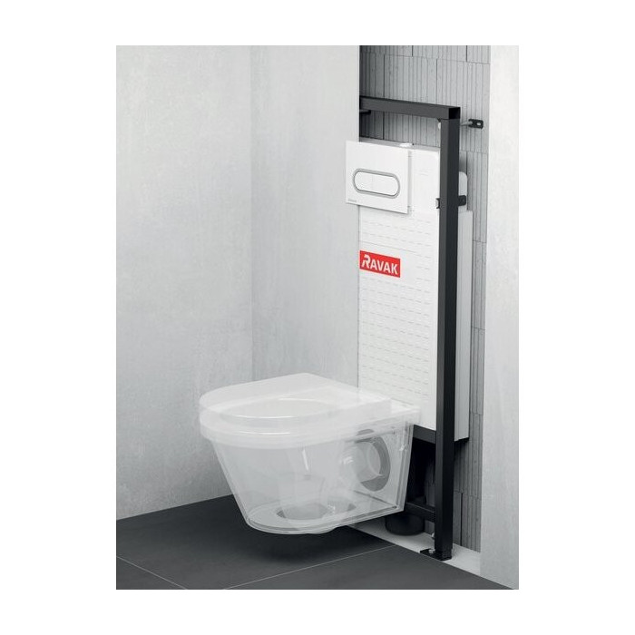 Potinkamā tualeta (WC) rāmja komplekti RAVAK (4 in 1)