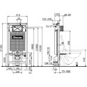 RAVAK concealed toilet (WC) frame sets (4 in 1)