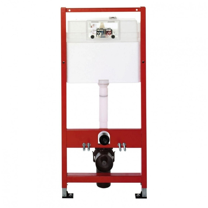 Potinkamais universālais tualeta (WC) rāmja komplekts TECEprofil Base (4 in 1) + piekārtais tualets LAUFEN Lua Rimless ar slim S