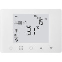Wi-Fi wireless underfloor heating control kits with a surface-mounted white room thermostat