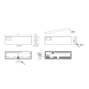 Wi-Fi wireless underfloor heating control kits with a surface-mounted white room thermostat