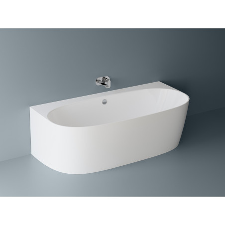Akmens masas vanna pie sienas MEPA Aura 1578 x 860 mm