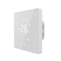 Thin, white in-wall room thermostats