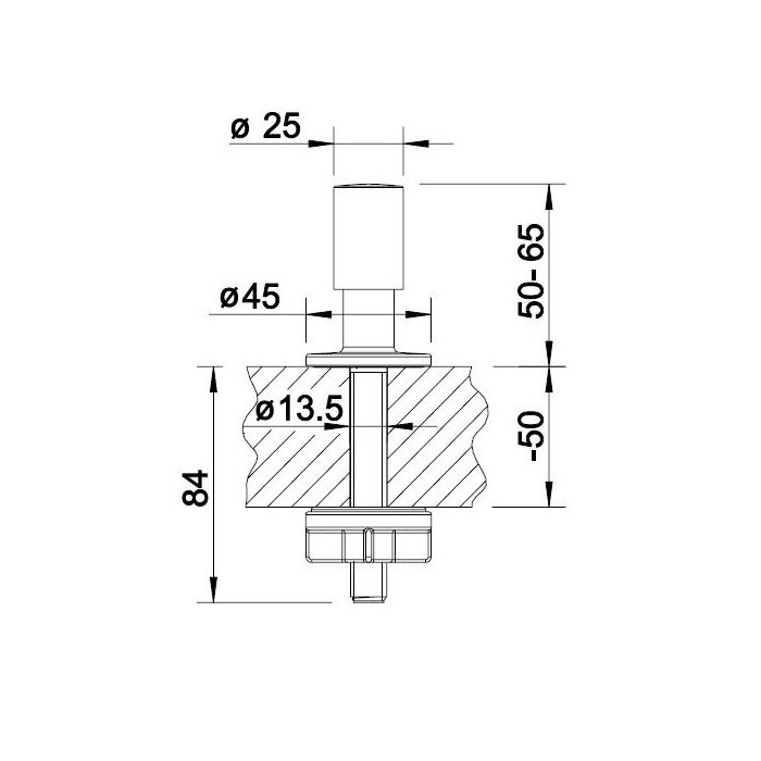 Eccentric switch BLANCO, 226540