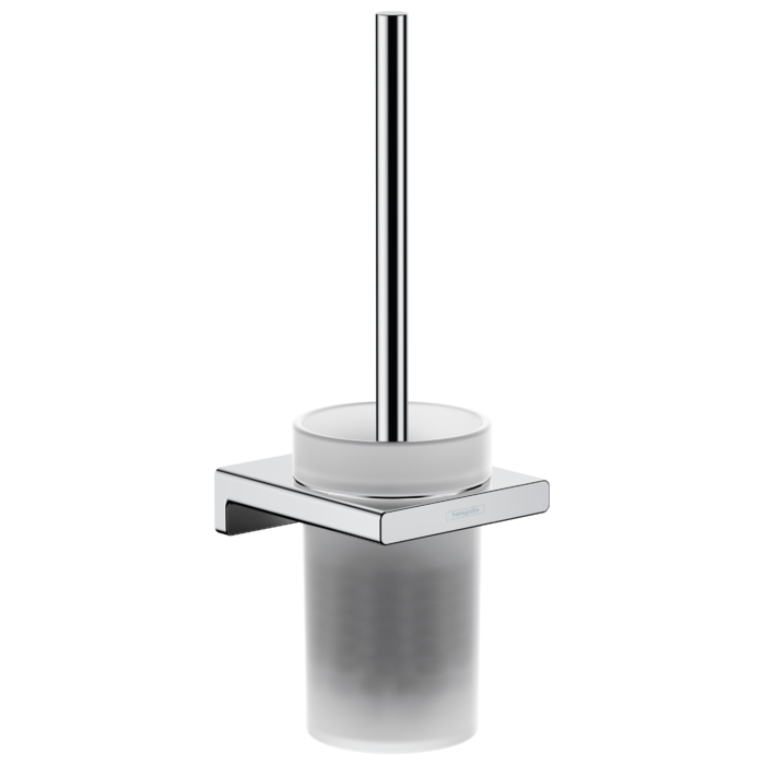 Turētājs ar trauciņu un tualetes birsti HANSGROHE Addstoris, 41752000