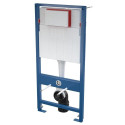 Built-in universal toilet (WC) frame sets EU (4 in 1) + wall-mounted toilet EU Round W2 Rimless with slim Soft Close seat