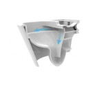 Potinkamais universālais tualeta (WC) rāmja komplekts EU (4 in 1) + piekārtais tualets EU Round W3 Rimless ar plānu Soft Close v