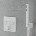 Built-in thermostatic shower set MARINER Eden B, Matt White