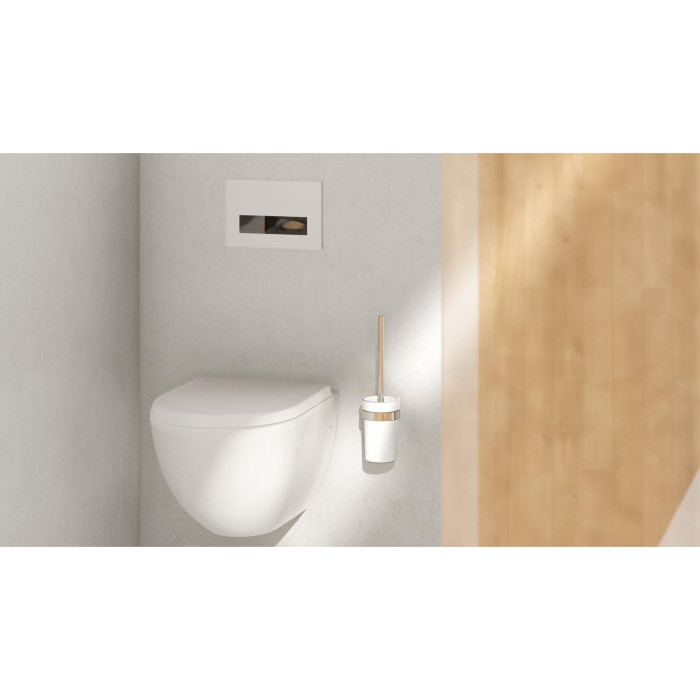 Pakabināms tualetes pods EU Round W5 Rimless ar Soft close vāku