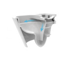 Pakabināms tualetes pods EU Round W5 Rimless ar Soft close vāku