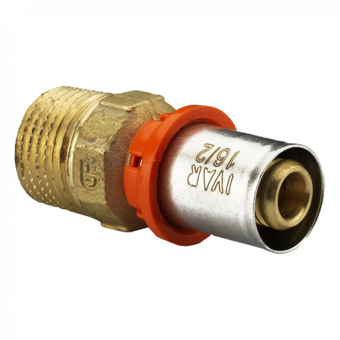 Connection pressed MP 5608 IVAR 18 (2.0) x 1/2"" exterior