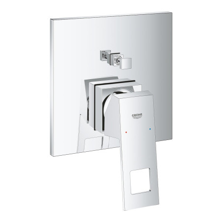 Встраиваемый смеситель для ванны-душа GROHE Eurocobe Joy 2 выхода, хром, 24062000