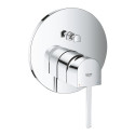 GROHE Plus Built-in Bath-Shower Mixer 2 Outlets, Chrome, 24063003