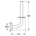 Tualetes papīra turētājs GROHE Essentials, 40385001