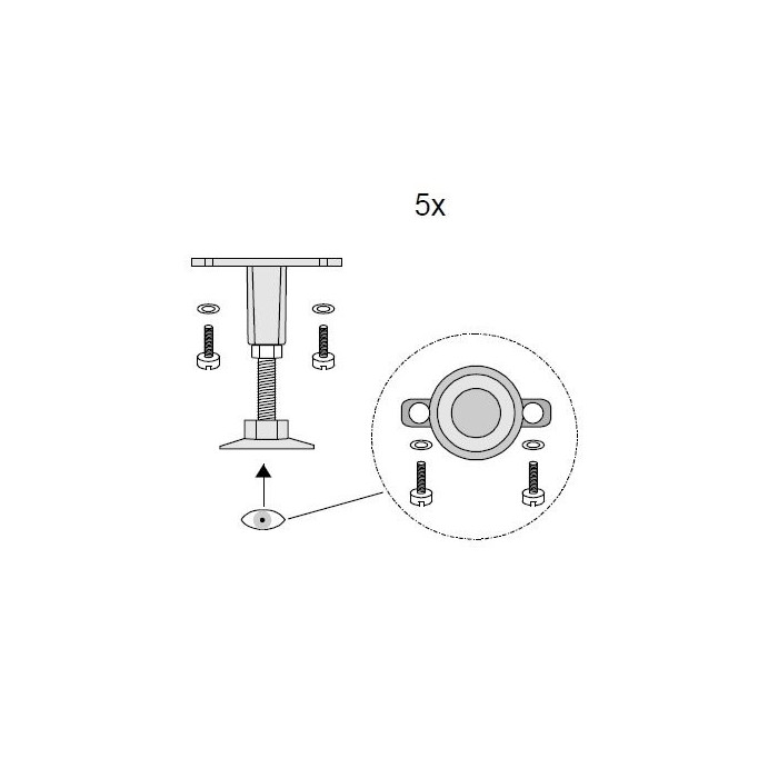 Shower tray sets for RAVAK Galaxy Pro