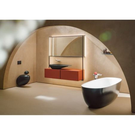 Mazgājamais trauks LAUFEN Ilbagnoalessi Matēts-Melns 1000 x 380 mm