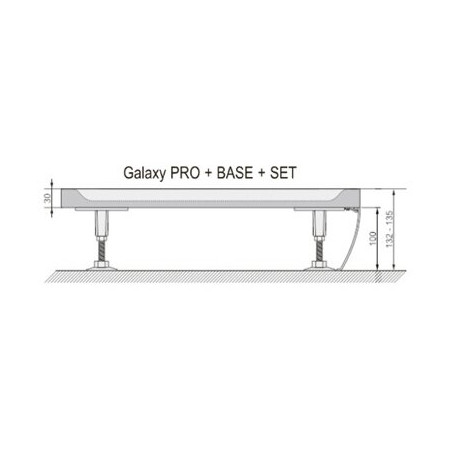 Apdares plāksne RAVAK Elipso Pro Set