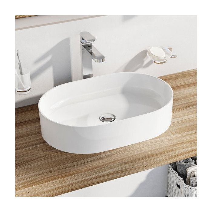 Izlietne RAVAK Ceramik Slim O, 550 x 370 mm, XJX01155001