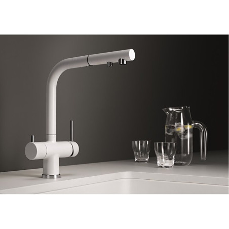 Kitchen (sink) faucet with pull-out hose BLANCO Fontas-S II, truffle